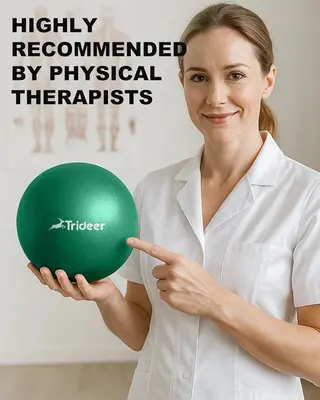 Trideer 9-Inch Mini Exercise Ball for Physical Therapy and Pilates photo 3