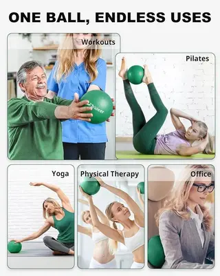 Trideer 9-Inch Mini Exercise Ball for Physical Therapy and Pilates photo 7