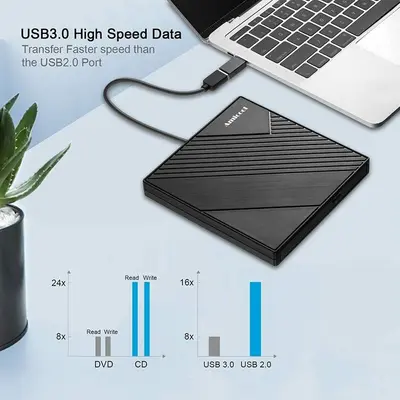 Rodzon USB 3.0 and Type-C External CD/DVD Drive photo 5