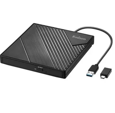 Rodzon USB 3.0 and Type-C External CD/DVD Drive