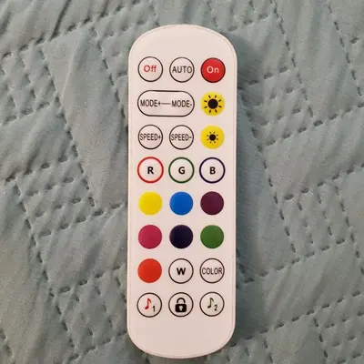 Remote for HRDJ RGB LED Strip Lights with Music Sync