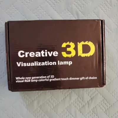 3D Optical Illusion Night Light Lamp photo 1