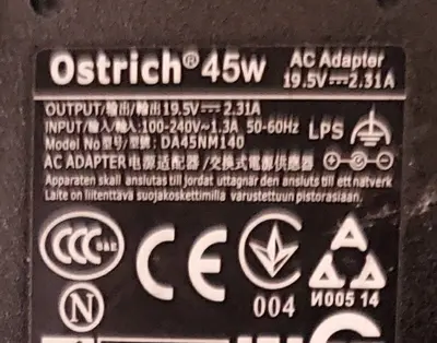 45W 19.5V 2.31A Charger for Dell XPS Ultrabook photo 2