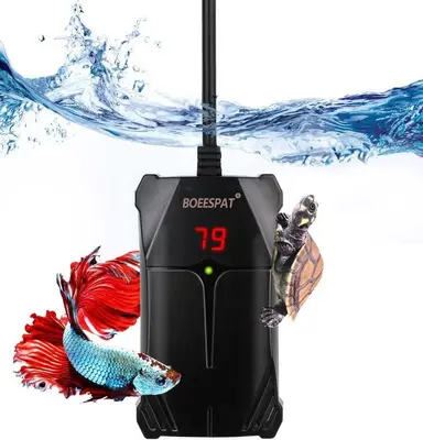 BOEESPAT 50W Adjustable Submersible Aquarium Heater photo 3
