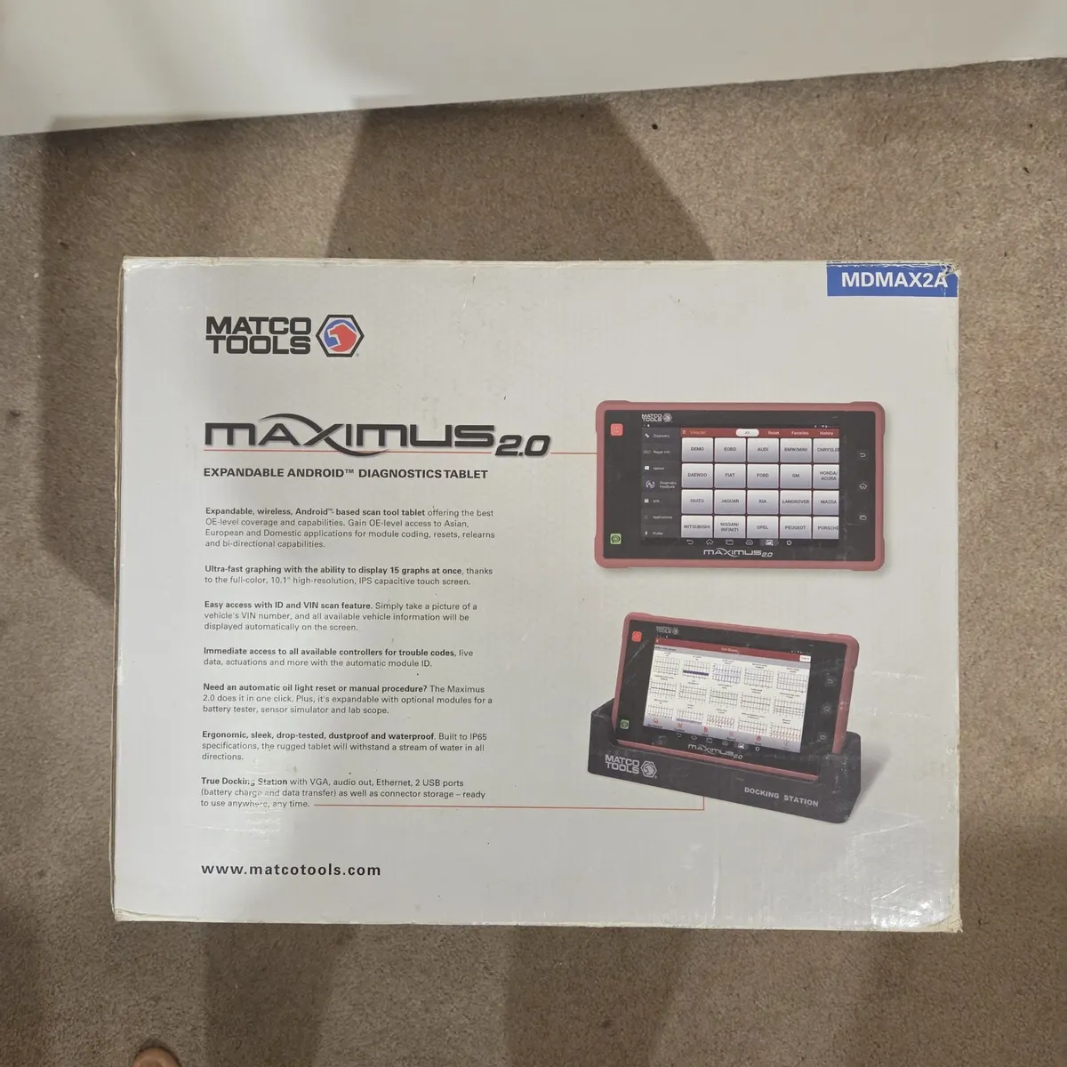 Matco Maximus 2.0 Diagnostic Scan Tool Kit, 2018 Software