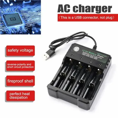 4-Slot Li-Ion Battery Charger photo 3