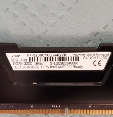 G.Skill Ripjaws V 64GB (4x16GB) DDR4-3200 PC4-25600 Desktop Memory photo 3