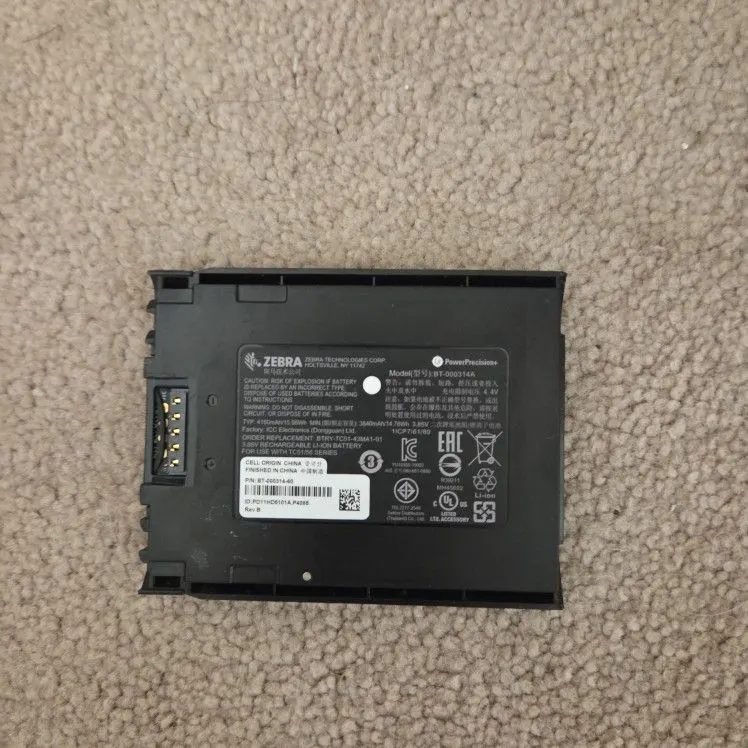 Genuine BT-000314A Battery for Zebra TC51, TC52, TC56, TC57