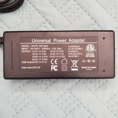 Universal Soundbar Power Adapter, 12-24V Variable, 90W photo 3