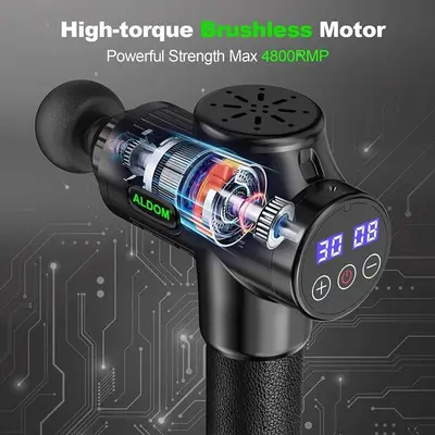 ALDOM Deep Tissue Percussion Massage Gun, 30 Speeds photo 5