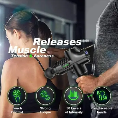 ALDOM Deep Tissue Percussion Massage Gun, 30 Speeds photo 9