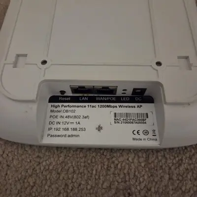 Outdoor PoE Access Point CPE, AC1200 Dual Band, Mesh and OFDMA photo 3