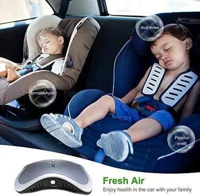 SOARING Portable Car Air Purifier Ionizer photo 8