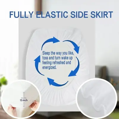 Mainstays Waterproof Mattress Pad, Full photo 7