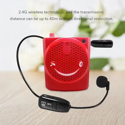 2.4G Wireless Headset Microphone Transmitter and Receiver, 40 m Range photo 5