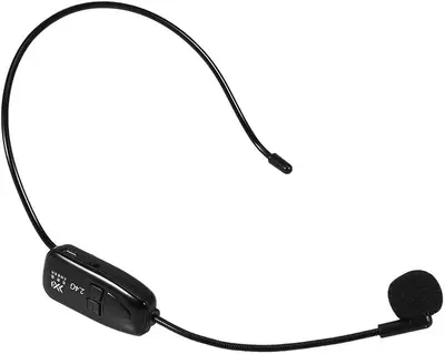 2.4G Wireless Headset Microphone Transmitter and Receiver, 40 m Range photo 6