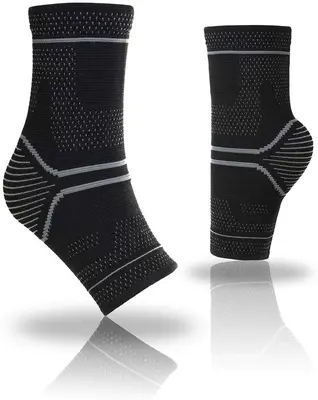 Ankle Compression Support Sleeve for Plantar Fasciitis and Achilles Tendon