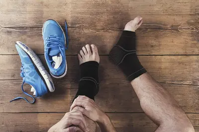 Ankle Compression Support Sleeve for Plantar Fasciitis and Achilles Tendon photo 5