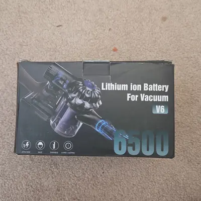 Dyson V6 Lithium-Ion Replacement Battery, 6500mAh