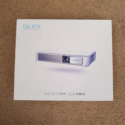 Vivitek Qumi Q3 Plus Ultra-Portable HD Pocket Projector, Red