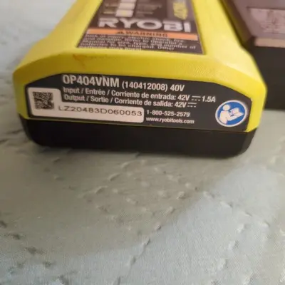 RYOBI OP404VNM 40V Lithium-Ion Battery Charger photo 2