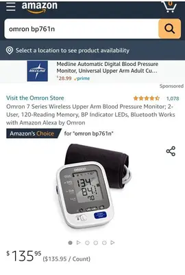 Omron 7 Series Wireless Upper Arm Blood Pressure Monitor, 2 Users photo 4