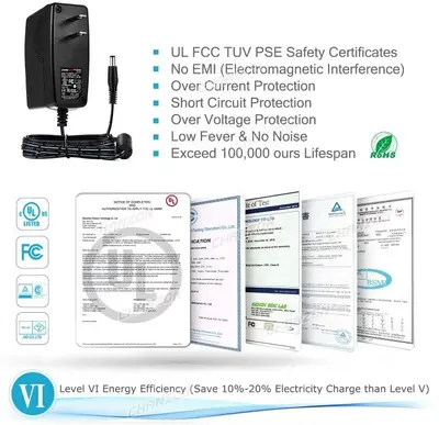 Chanzon 12V 1.5A 18W Switching Power Supply Adapter photo 6