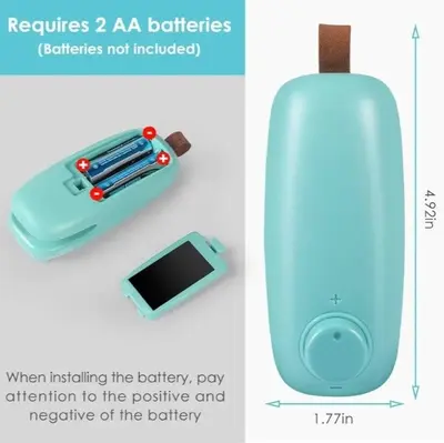 Let'Steam Mini Portable Vacuum Bag Sealer with Cutter photo 2