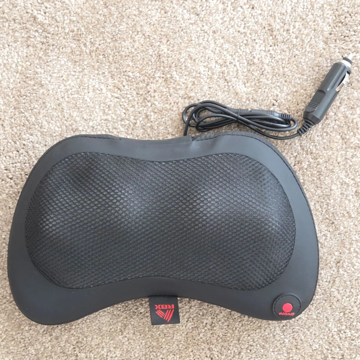 RBX Heated Neck and Back Massager with Chair and Car Attachments