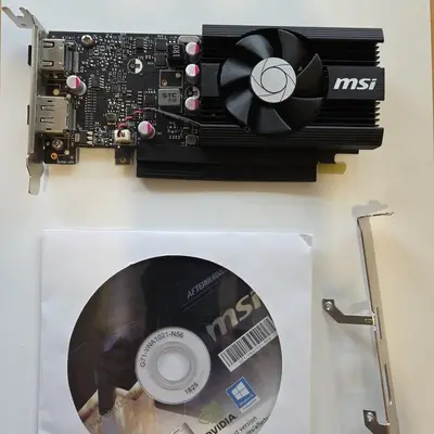 MSI GeForce GT 1030 2GD4 LP 2GB Low-Profile Graphics Card photo 3