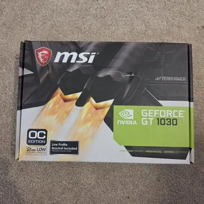 MSI GeForce GT 1030 2GD4 LP 2GB Low-Profile Graphics Card