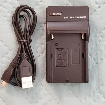 USB Battery Charger for Sony NP-F550, F570, F770, F960, F970