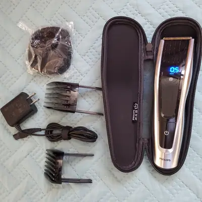 Philips HC9450 Hair Clipper with Self-Sharpening Titanium Blades