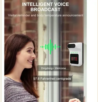 Wall-Mounted Bluetooth Non-Contact Digital Forehead Thermometer photo 6