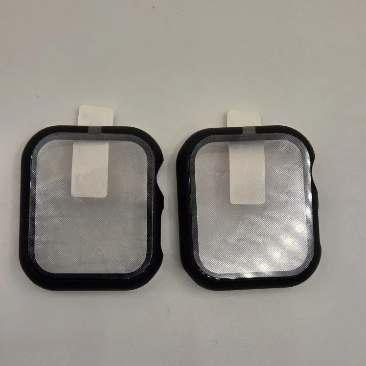 Hard Case with Tempered Glass for Apple Watch 44 mm, 2-Pack