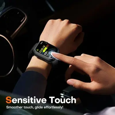 Hard Case with Tempered Glass for Apple Watch 44 mm, 2-Pack photo 6