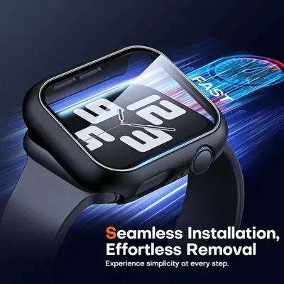 Hard Case with Tempered Glass for Apple Watch 44 mm, 2-Pack photo 8
