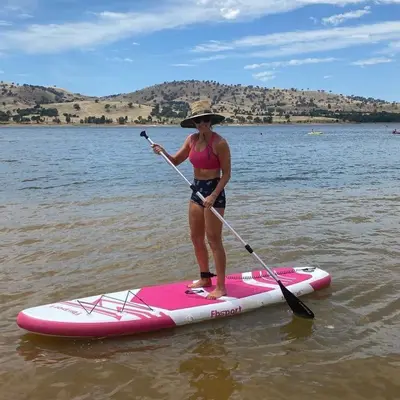 FBSport Leaf-Shaped Inflatable Paddle Board with SUP Accessories and Bag photo 7