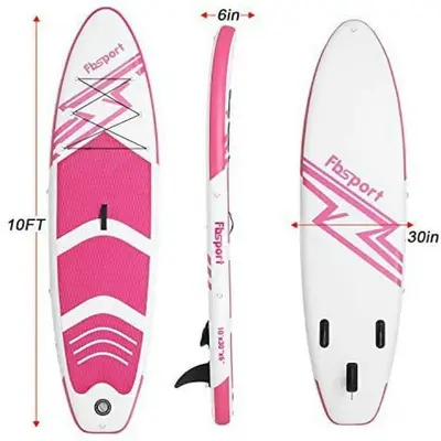 FBSport Leaf-Shaped Inflatable Paddle Board with SUP Accessories and Bag photo 4