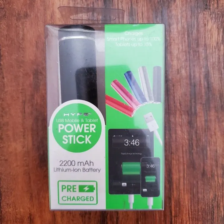 2200mAh USB Mobile Power Stick Lithium-Ion Battery for Tablets