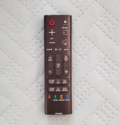 Samsung AH59-02630A Remote for HW-H6550 / H7750 Soundbar Systems