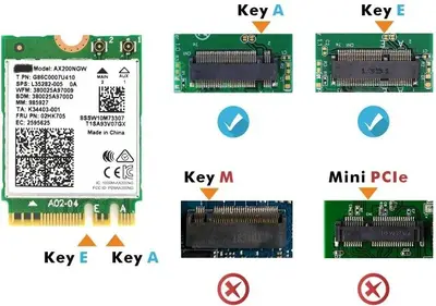 Intel AX200 WiFi 6 M.2 NGFF Wireless Card for Laptops photo 5