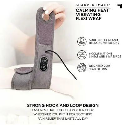Sharper Image Calming Heat Massaging Flexi Wrap photo 3
