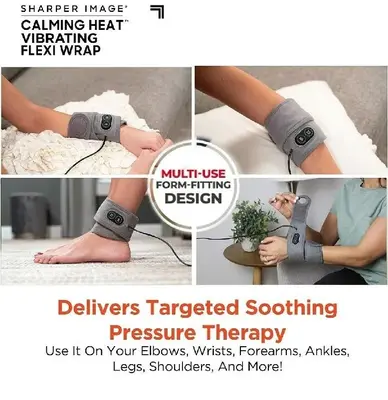 Sharper Image Calming Heat Massaging Flexi Wrap photo 7