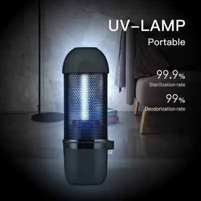 Sharper Image Portable Rechargeable UV Disinfection Lamp photo 5
