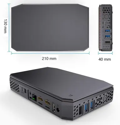 Mini PC T12, AMD A4-7210 Quad-Core, Windows 10 Pro, 4GB DDR3 photo 5