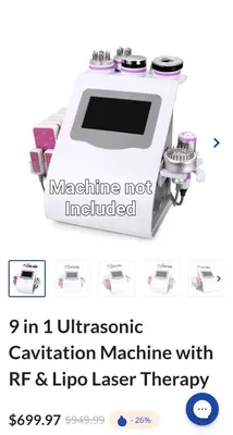 4-Pole RF Operation Head for Ultrasonic Cavitation Machines photo 7
