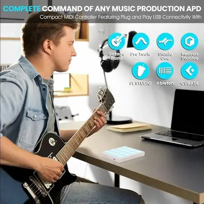 M-VAVE Wireless MIDI Pad Controller, Bluetooth, 16 Drum Pads photo 4