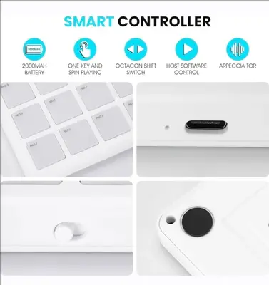 M-VAVE Wireless MIDI Pad Controller, Bluetooth, 16 Drum Pads photo 7