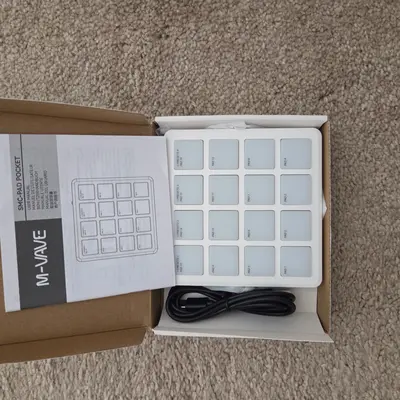 M-VAVE Wireless MIDI Pad Controller, Bluetooth, 16 Drum Pads photo 2